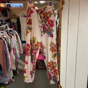 Anthropologie Edita Floral Sweatpants - Large
